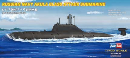 HobbyBoss Russia Navy Akula Class Attack Sub, Fahrzeug, ab 14 Jahren - Bild 1