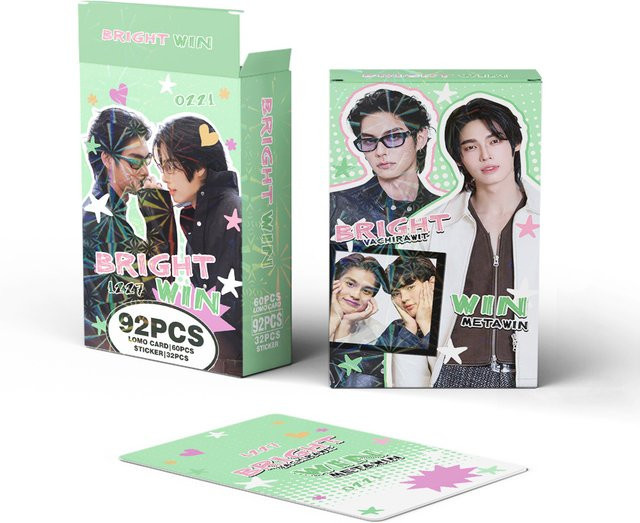 BRIGHTWIN 92-teiliges Thai-Drama Sterne Fotokarten-Sammelset mit Laser LOMO Karten in Multicolour aus Papier - Bild 1