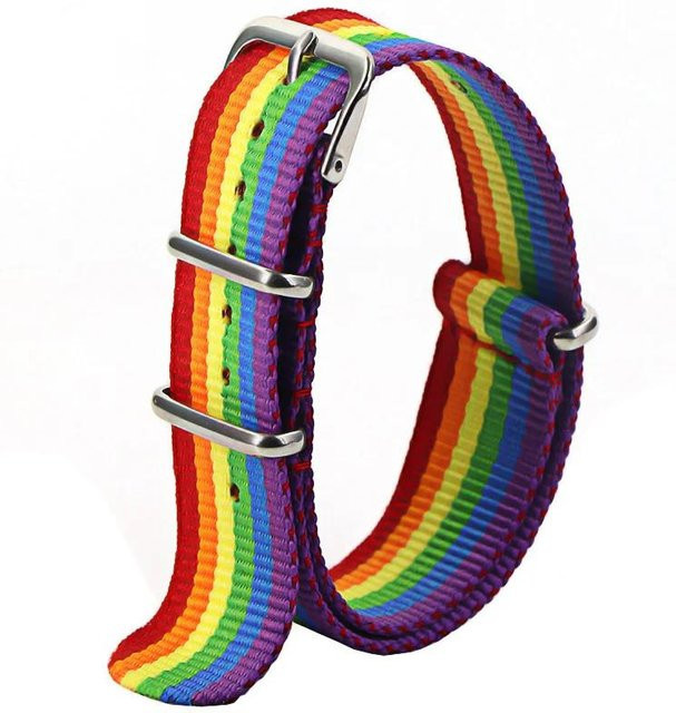 Uhrenarmband Nylon, Armeegrün, Unisex - Bild 1