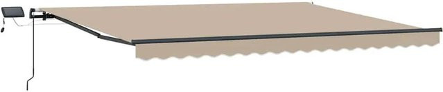 vidaXL Einziehbare Markise Beige B: 400 cm, T: 300 cm aus Polyester - Bild 1