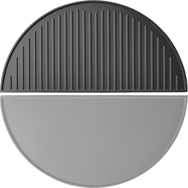 Wiltec Gusseisen Grillplatte in Schwarz, B/T/H: 498 x 24,3 x 15 cm - Bild 1