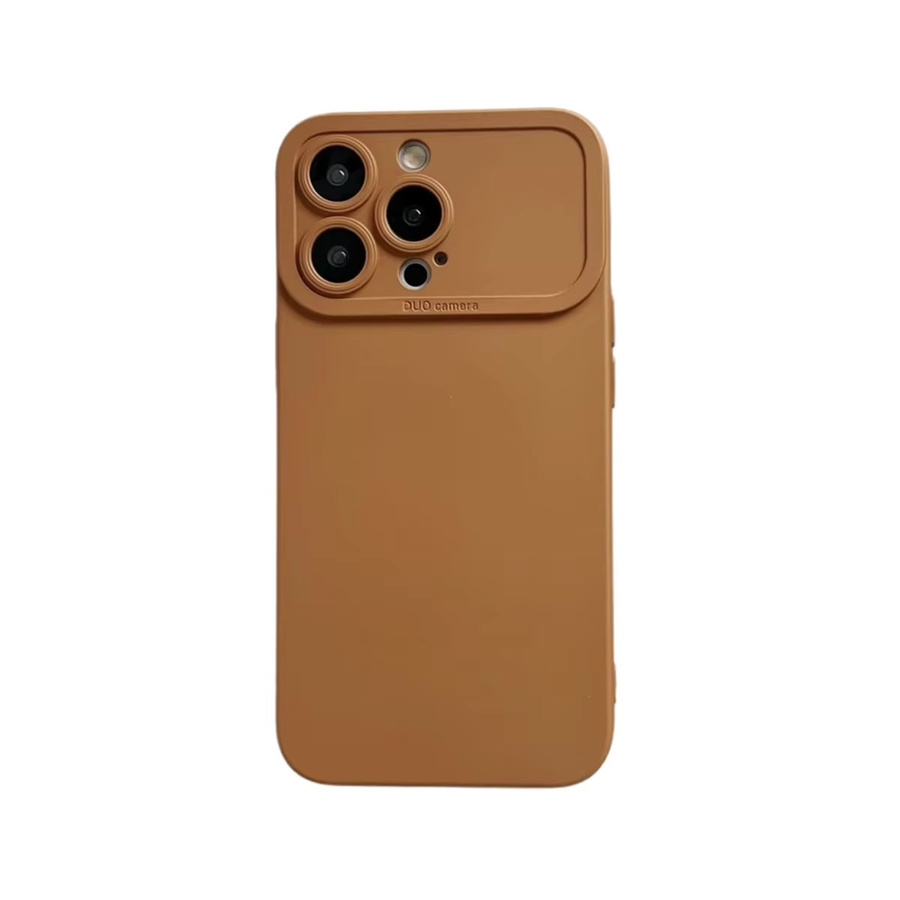 Original TPU-Schutzhülle für Apple iPhone 17 und iPhone 16 Pro Max in Rot und Braun mit Flüssigsilikon-Beschichtung - Bild 3