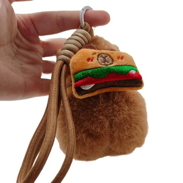 Fashnics Capybara Plüschschlüsselanhänger, Koch Capibara, Plüsch / Textil, ab 14 Jahren - Bild 1