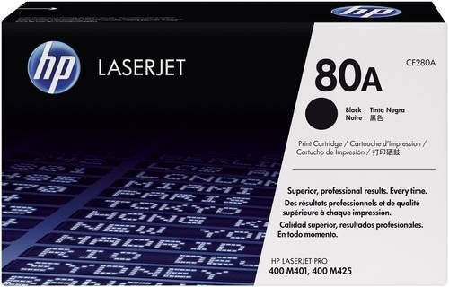 Original HP Toner 80A CF280A Schwarz für Laserdrucker - Bild 1