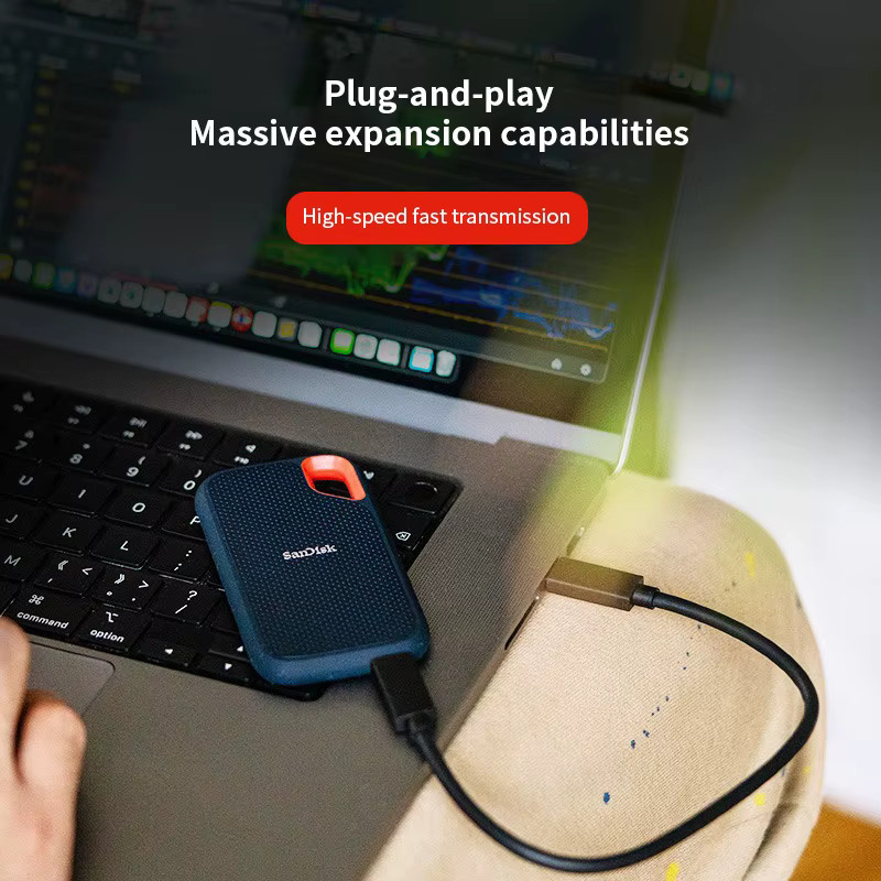 SanDisk Extreme Portable SSD E61 Externe SSD USB 3.2 Gen2 Schwarz - Bild 3