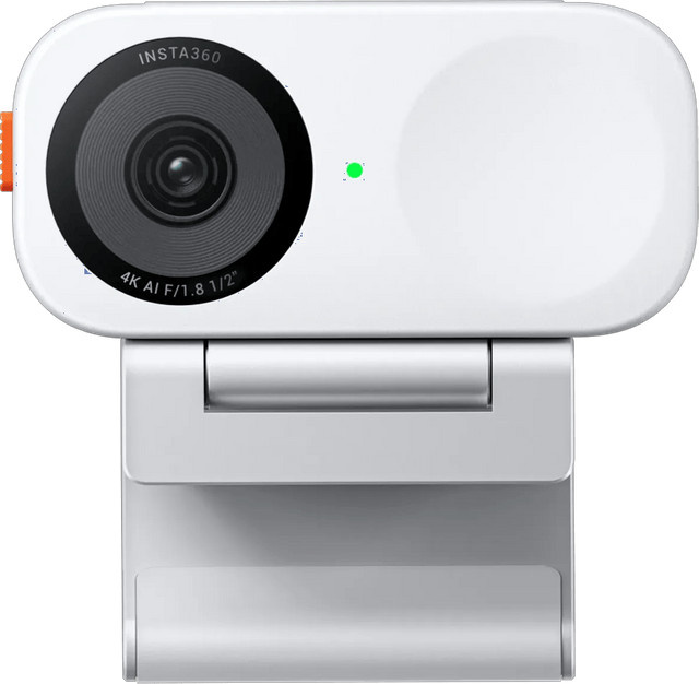 Insta360 Link 2C Webcam in 4K UHD, Arctic White - Bild 1