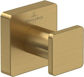 Villeroy & Boch Handtuchhaken Elements in brushed gold, B/T/H: 4,5 x 4,5 x 4,4 cm - Bild 1
