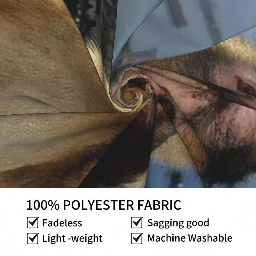 Affen-Meme Wandteppich aus Polyester von JMG Household Supplies, Mehrfarbig, B x H: 40 x 60 cm - Bild 3