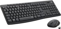 Logitech MK295 Silent Wireless Tastatur und Maus Set, QWERTZ Deutsch, Graphite/Schwarz - Bild 1