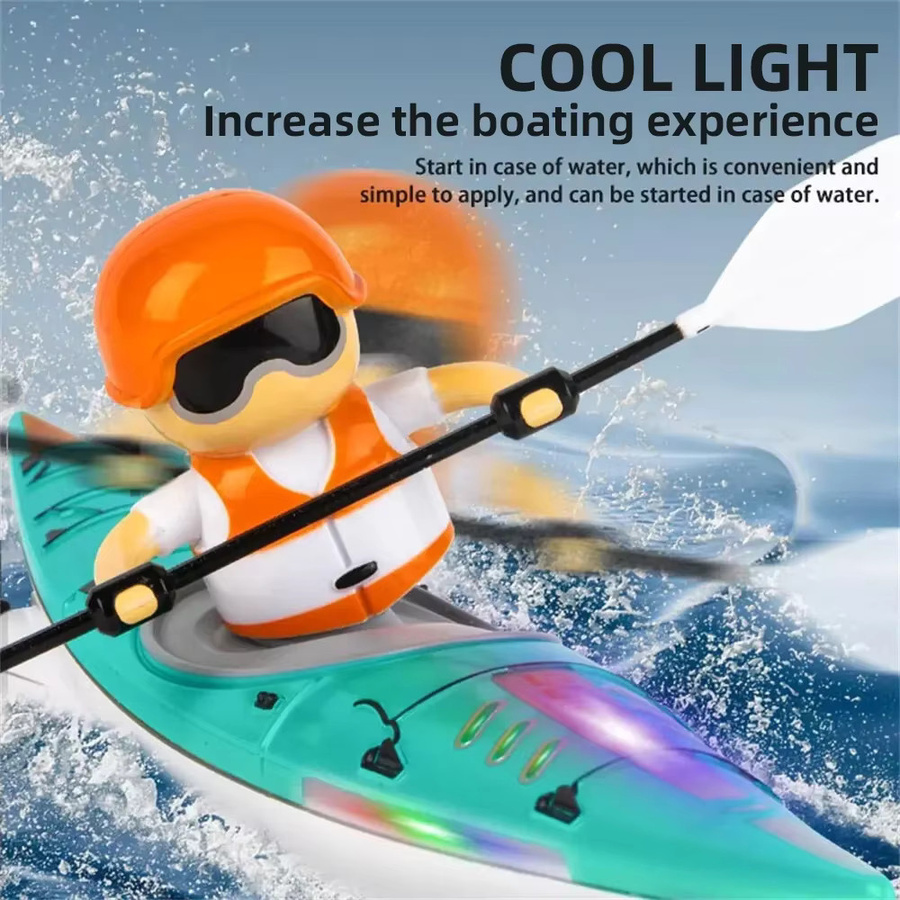 CONUSEA RC Boot Kajak Racing Schiff, ferngesteuert, Grün - Bild 4