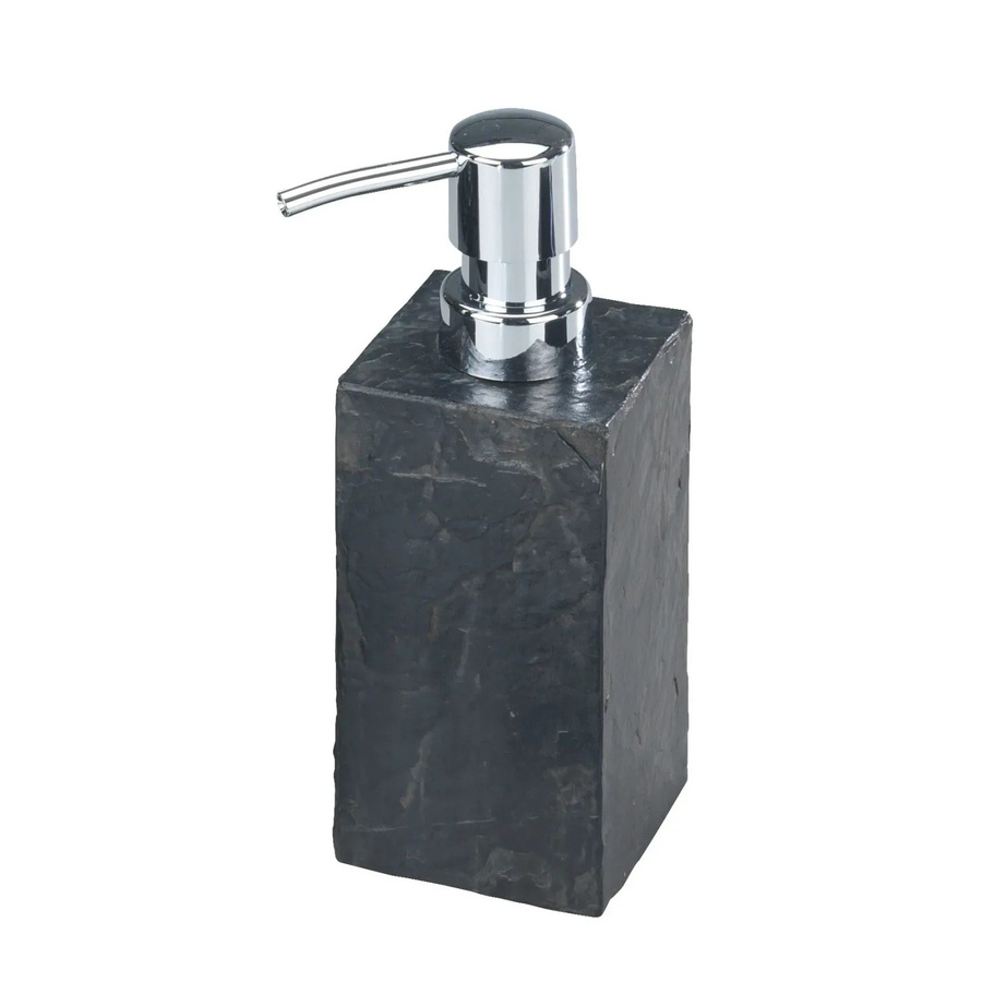 Wenko Seifenspender Slate Rock aus Polyresin in Anthrazit/Schwarz/Grau - Bild 2