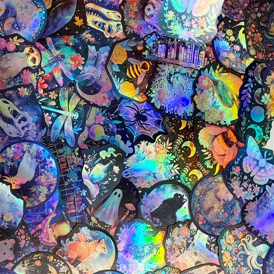 Disney Laser-Aufkleber mit Tier- und Blumenmotiven in Multicolour für DIY-Projekte an Wasserflaschen, Koffern und Telefonen - Bild 4