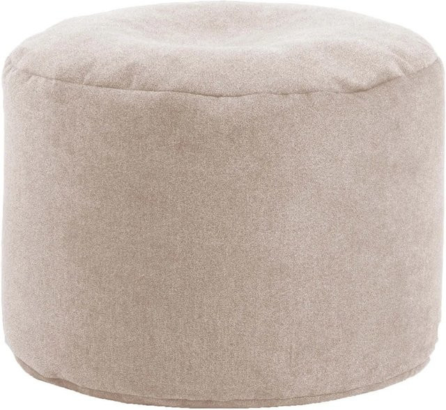 mokebo Minipouf Sitzhocker und Fußhocker in Beige - Bild 1