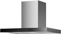 Respekta Dunstabzugshaube CH 21060 BZ Wandmontage in Schwarz und Silber, Breite: 60,0 cm, Höhe: 30,0 cm, Tiefe: 60,0 cm - Bild 1