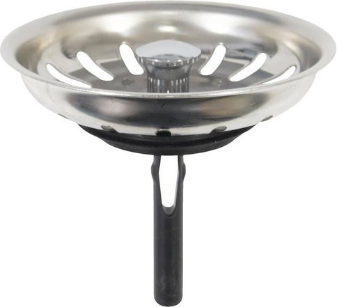 WELLWATER Ersatzkörbchen für Körbchenventil aus Edelstahl in Silber, Breite: 12,5 cm, Tiefe: 8,0 cm - Bild 1