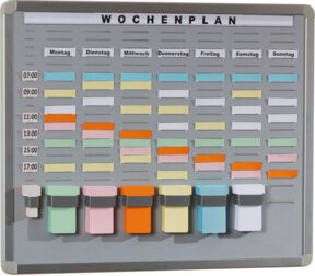 Eichner T-Card Systemtafeln in Weiß und Hellgrau - Bild 1