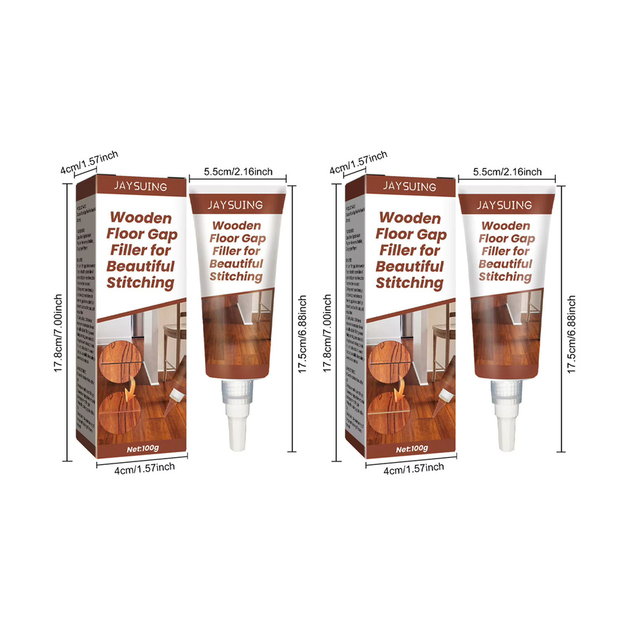 Holzmöbel Touch Up Kit Reparaturset in Braun zur Ausbesserung von Kratzern an Möbeln, Böden und Fliesen mit Polymer Harz, 100g - Bild 6