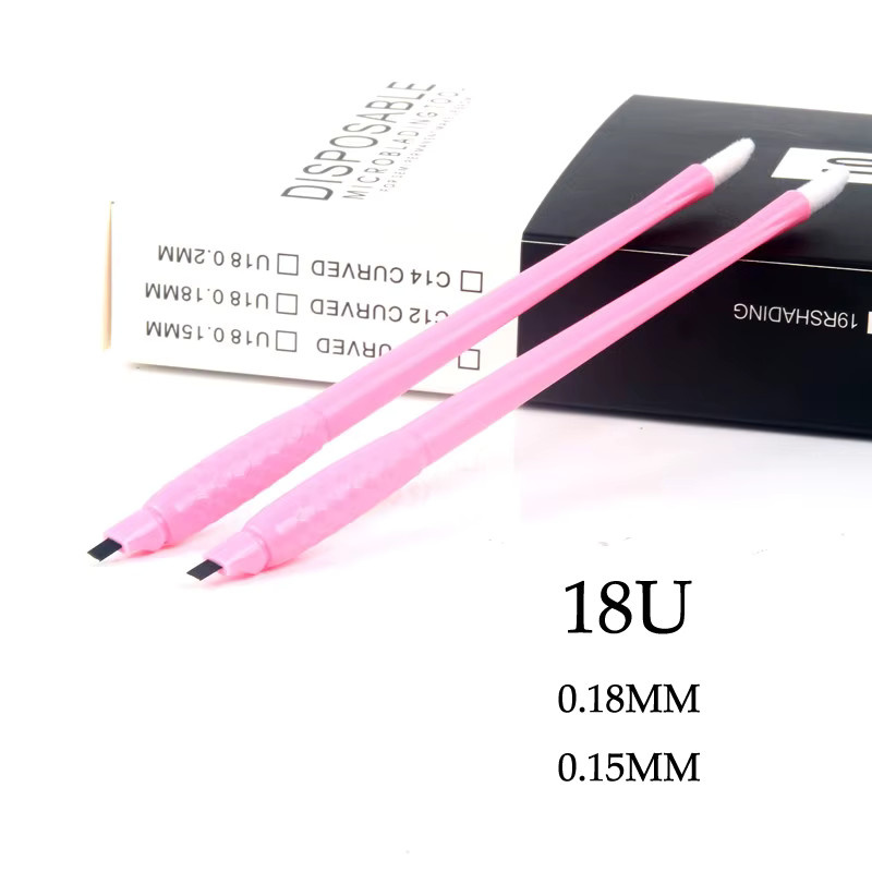 cjmio Microblading Augenbrauen Stift mit 18Klinge, 10 Stück, Unisex - Bild 2