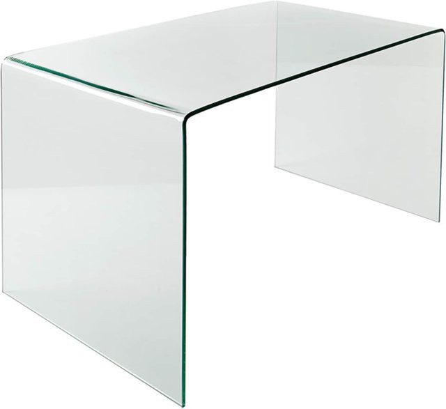 riess-ambiente Schreibtisch FANTOME Esstisch aus Ganzglas in Transparent, Breite: 120 cm - Bild 1