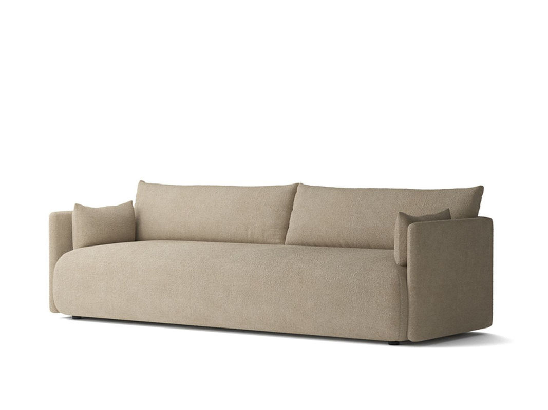 Audo Offset 3-Sitzer Sofa in Beige mit Stoffbezug - Bild 2