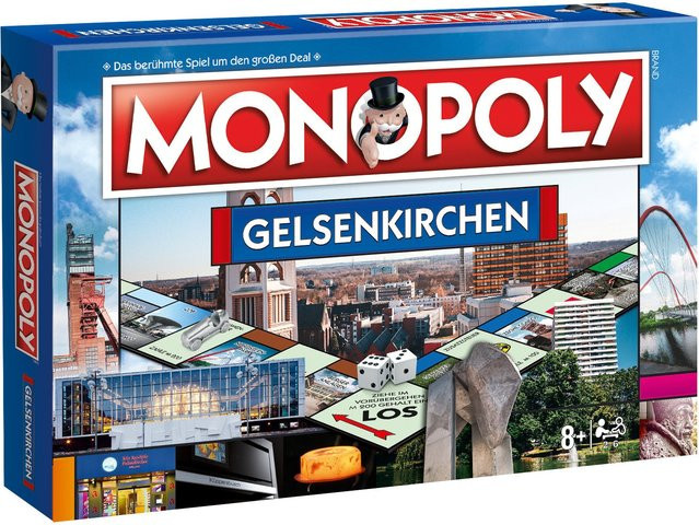 Winning Moves Monopoly Gelsenkirchen Gesellschaftsspiel ab 8 Jahren - Bild 1
