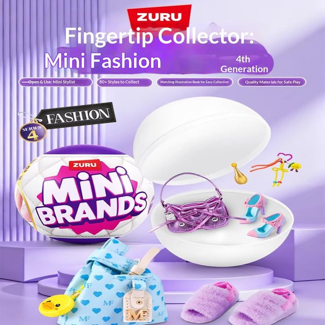 Zuru Mini Brands Fashion Series 4 Mystery Blind Ball, Mini-Taschen, ab 8 Jahren - Bild 1