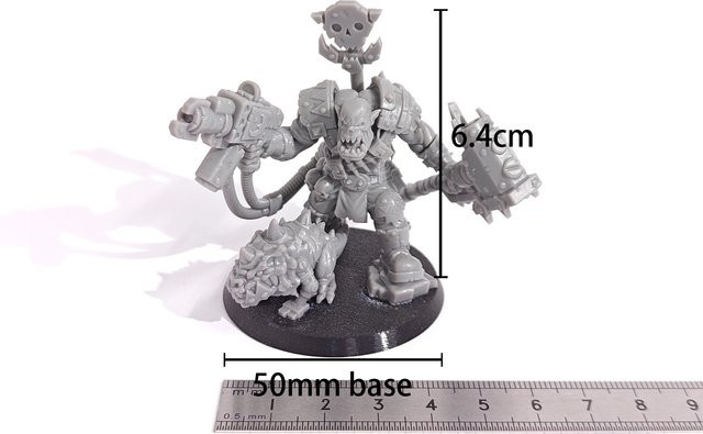 Tusk Model Orc Resin-Kits, unbemalte Miniaturen, Fantasy, Grau - Bild 1
