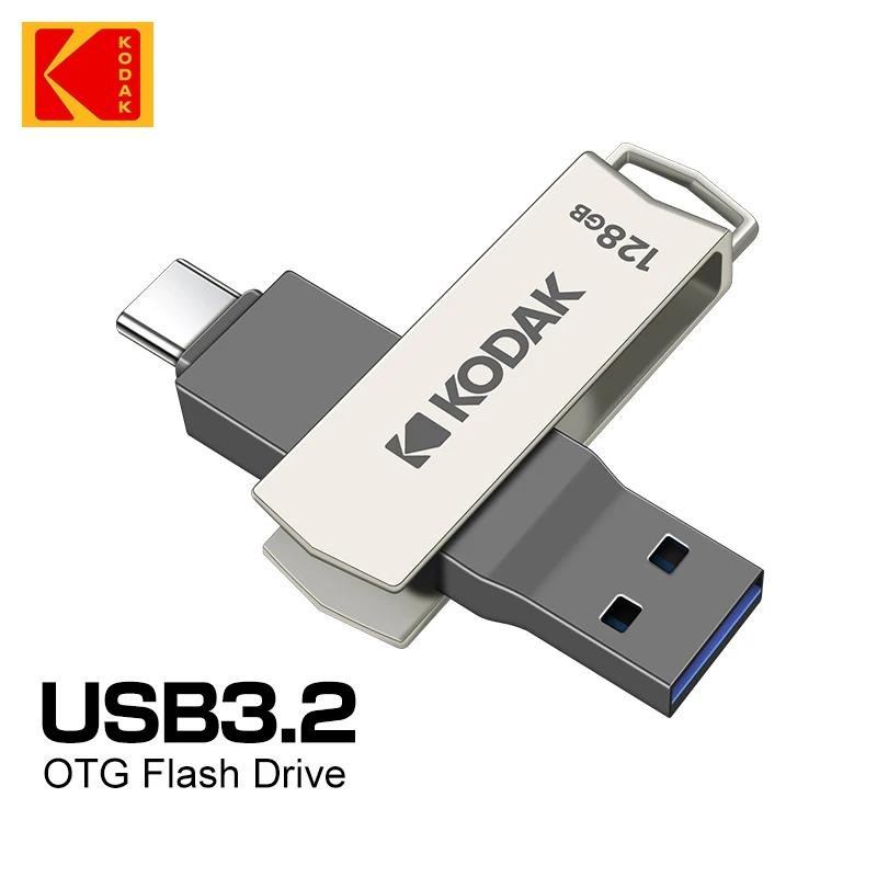 Kodak K273 USB-C OTG USB 3.2 Flash-Laufwerk aus Metall in Silber mit 32 GB - Bild 6