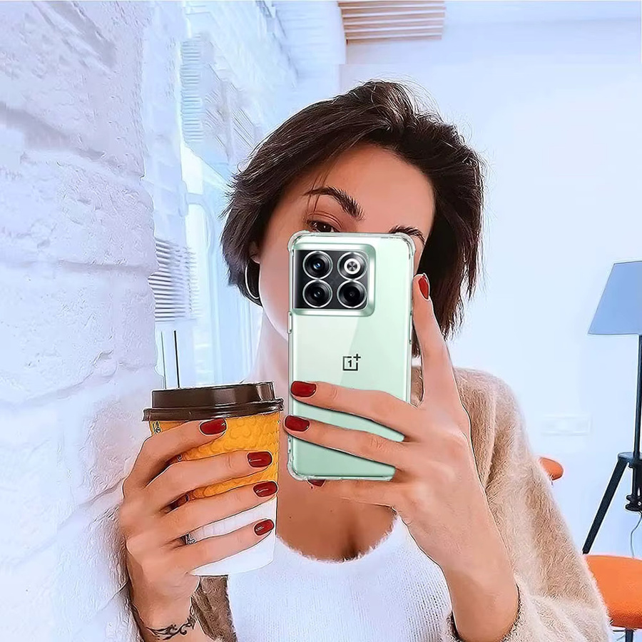 Transparente Silikon-Handyhülle für OnePlus (kompatibel mit 5, 5T, 6, 6T, 7, 7T, 8, 8T, 9, 9R, 9 Pro, 10, 10R, 10T, 11, 11R, 9RT), stoßfeste weiche Schutzhülle - Bild 5