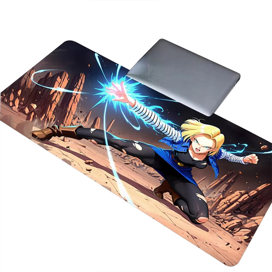 Bandai Dragon Ball Android 18 Gaming Mauspad XXL Multicolor B/T: 90 x 40 cm - Bild 2