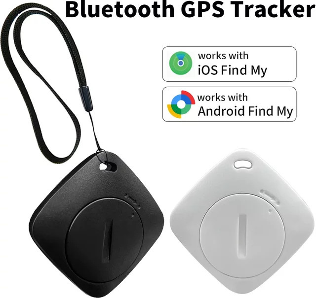 GGBEE Bluetooth GPS-Tracking-Gerät in Schwarz für iOS und Android zur Nutzung mit der Find My App als Anti-Verlust-Tag für Kinder, Haustiere oder Gegenstände - Bild 1