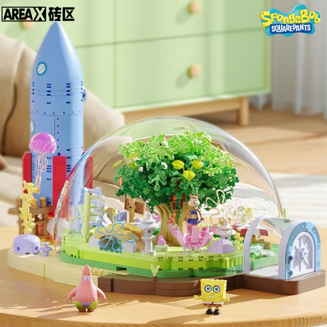 AREA-X Spongebob Sandy Cheeks Kuppelbaumhaus, Baustein-Modell - Bild 1