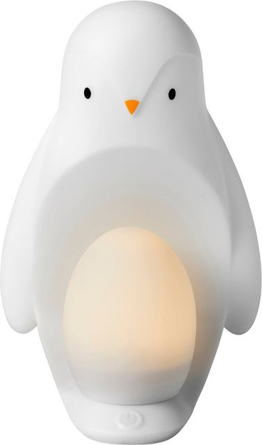 Tommee Tippee Tragbares 2-in-1 Nachtlicht Pinguin in Weiss mit Silikonbeschichtung und dimmbarer Beleuchtung - Bild 1