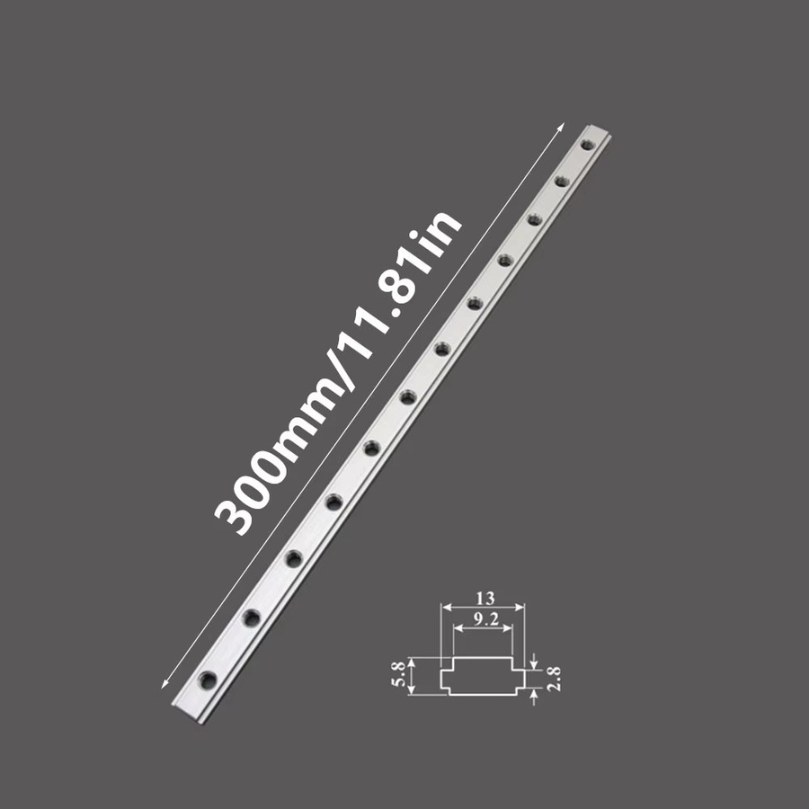 KPXIN T-Nut-Gehrungsschienen-Vorrichtung aus Aluminiumlegierung in Silber für die Holzbearbeitung - Bild 2