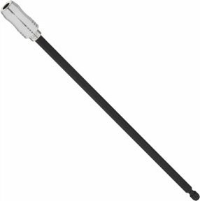 Vigour Bithalter mit Magnetring, lang, Schwarz, 1/4 Zoll (6,3 mm) Sechskant, 250 mm - Bild 1