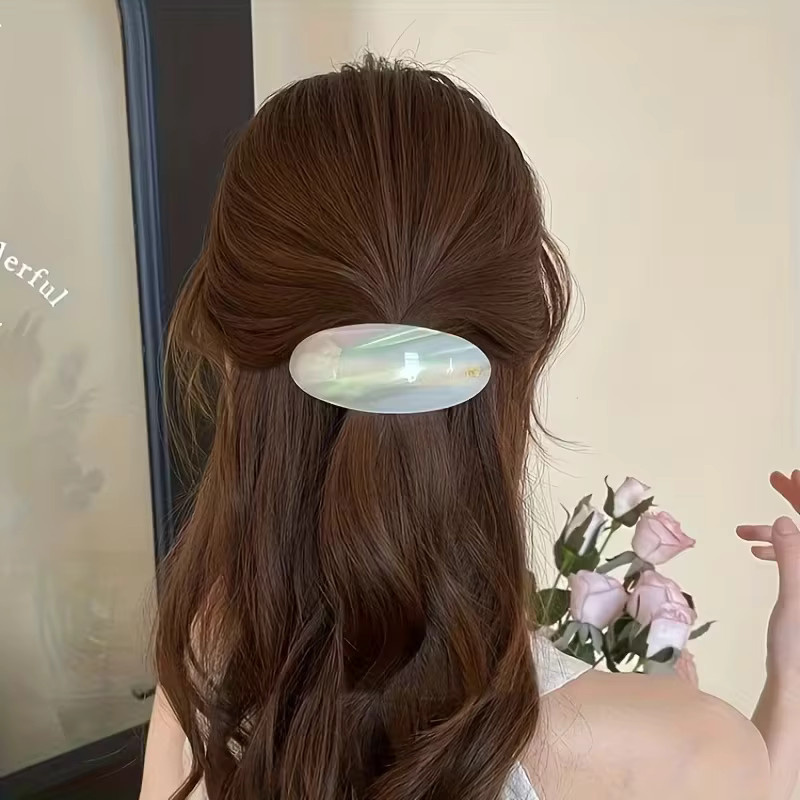 Haarspangen, oval, Retro - Bild 4