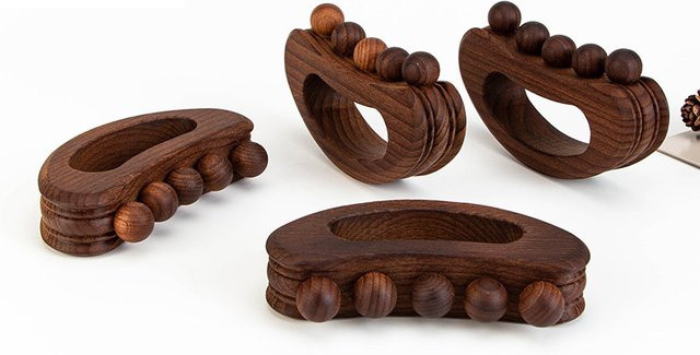 South Moon Gua Sha Massage-Werkzeug aus Holz, Unisex, Körper - Bild 1