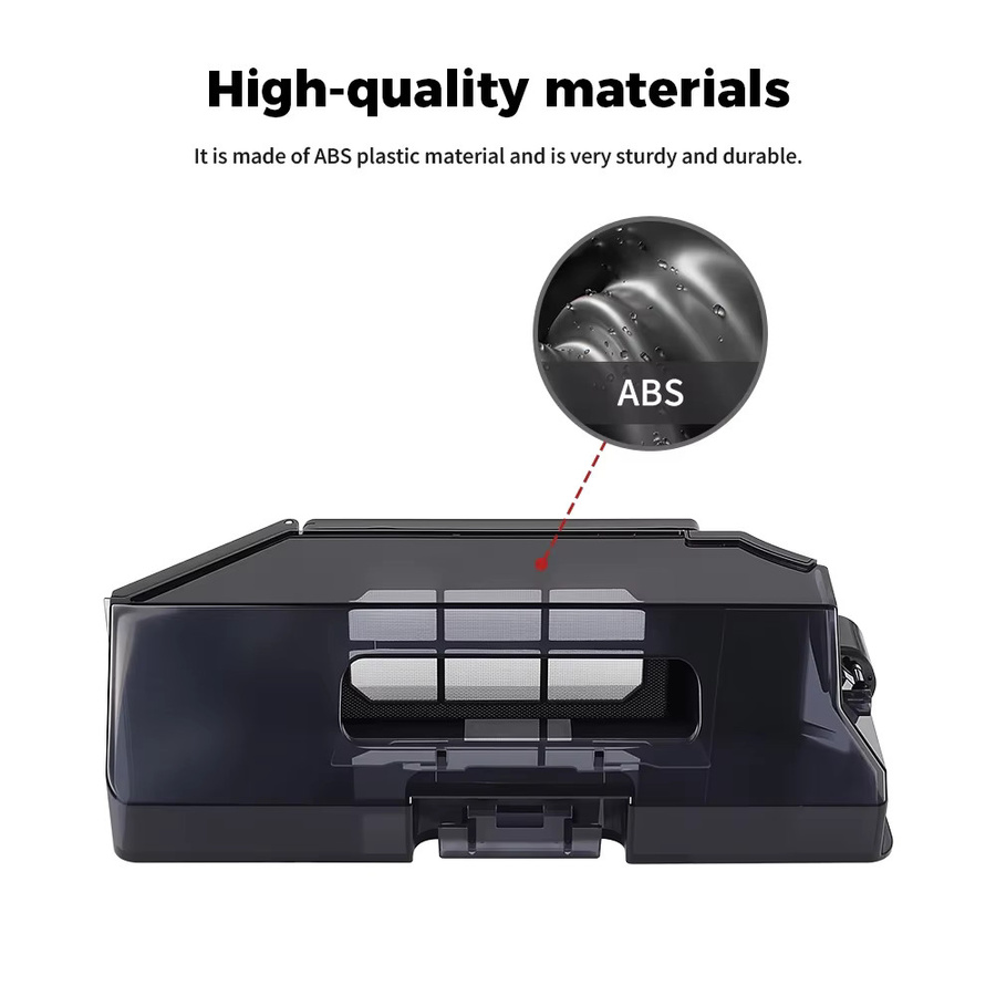 Ecovacs Versiegelte Staubbox in Schwarz für Deebot T50 Pro T50 Pro Omni T50 Omni T50 Max PRO OMNI Roboterstaubsauger Auslaufsicherer Staubbehälter - Bild 3
