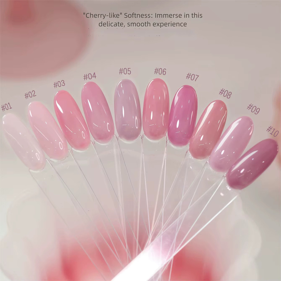 MIANEL Esaka Reina Nagellack, Kirschblüten-Rosa, Glänzend - Bild 3