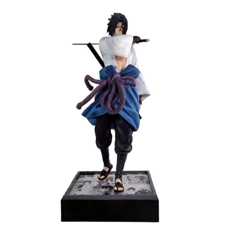 Bandai Sasuke Uchiha Mantra Seal Rebirth Anime Leuchtfigur aus PVC, mehrfarbig, Höhe: 35 cm - Bild 7