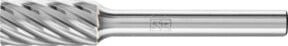 PFERD Hochleistungsfrässtift INOX Zylinder ZYA in Silber, Durchmesser: 10 mm, Länge: 20 mm, Schaft-Durchmesser: 6 mm für Edelstahl - Bild 1