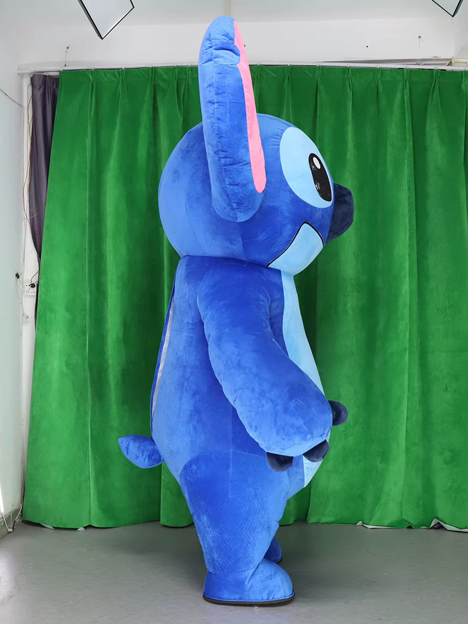 Hot Toys Stitch Aufblasbares Maskottchen-Kostüm, Blau, Disney, Fantasy, Tiere - Bild 3