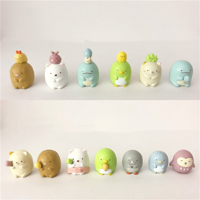 Migii Sumikko Sumikkogurashi Shirokuma Tonkatsu Figur, PVC-Modell - Bild 1