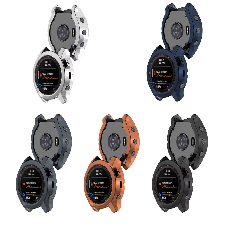 Garmin Smartwatch Schutzhülle, Silikon, Schwarz, Unisex - Bild 5