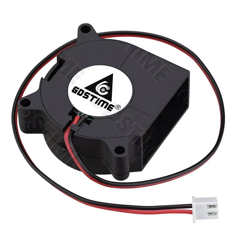 Gdstime Dual-Ball-Mikro-Turbo-Lüfter 4020 in Schwarz für 3D-Drucker und Grafikkarten, B: 40 mm, H: 40 mm, T: 20 mm - Bild 4