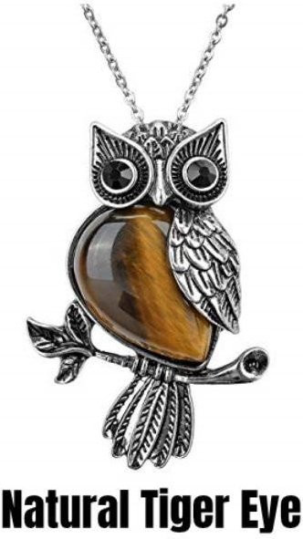 Halskette S Jewelry Maker, Amethyst, Rosenquarz, Tiger Eye, Unisex - Bild 1