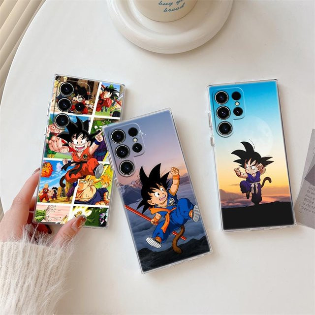 Handyhülle mit Dragon Ball Z Goku Anime Motiv für Samsung Galaxy S21 bis S26 Ultra und S21 FE Plus in Multicolour - Bild 1