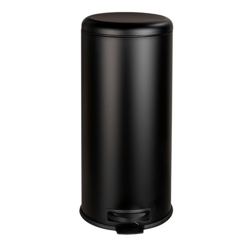 WENKO Treteimer LEMAN in Schwarz mit Soft-Close-Funktion und herausnehmbarem Inneneimer, Höhe: 64 cm, Volumen: 30 l - Bild 2