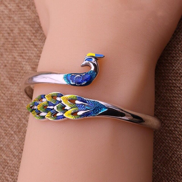 YIRAN Jewelry Armband, Meerjungfrauenflossen, Metall, Silber, Unisex - Bild 1