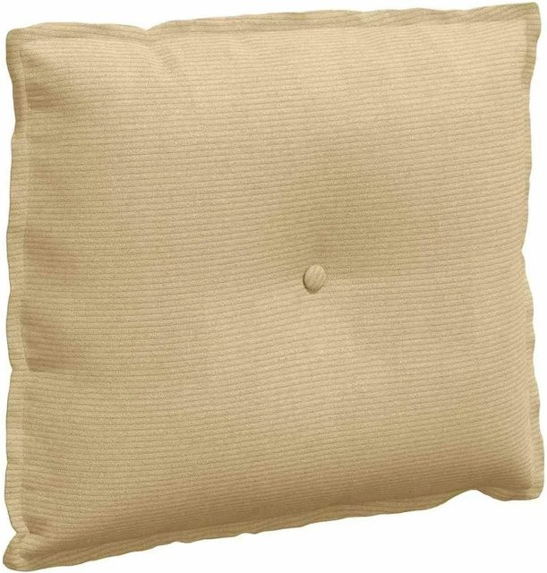 vidaXL Rückenkissen aus Cordstoff in Grau-Grün-Beige, B/H: 60 x 50 cm - Bild 1